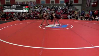 190 lbs 1st Place Match - Reagan Haynes, Algona vs Kennedy Burk, Denver
