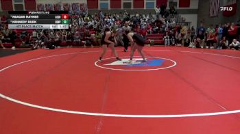 190 lbs 1st Place Match - Reagan Haynes, Algona vs Kennedy Burk, Denver