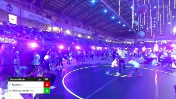 88 lbs Quarterfinal - Trinity Rouse, 951 Wc vs Adilynn Breitsprecher, Brighton WC