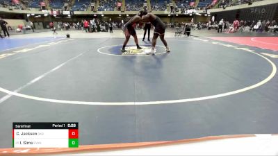 285 lbs Semifinal - Ian Sims, Evanston vs Clarence Jackson, Barrrington