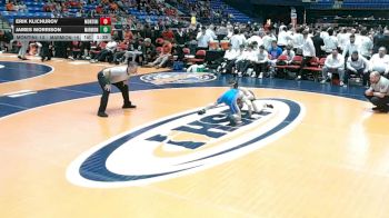 113 lbs Finals (8 Team) - Erik Klichurov, Lombard (Montini) vs James Morrison, Aurora (Marmion Academy)