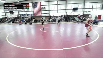 125 lbs Cons. Semi - Shalice Fuentes, Emery vs Callie Toone, Morgan