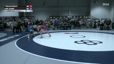 79 kg Champ. Rd Of 128 - Nolan Rowley, Albion Wrestling Club vs Axel Adame, California