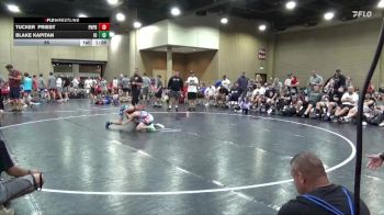 85 lbs Round 4 (8 Team) - Blake Kapitan, Indiana Outlaws vs Tucker Priest, Panhandle Pittbulls
