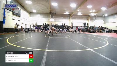 190 lbs Rr Rnd 1 - Bella Cannon, Warner High School vs Cheyanne Davis, Little Axe Womens Wrestling