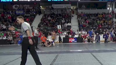 90 lbs Semifinal - Hailey Estrada, Wichita Blue Knights vs Hayley Burger, Ulysses