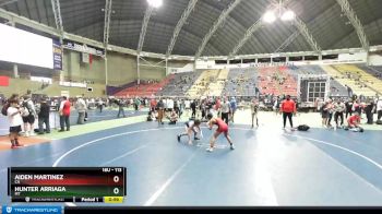 113 lbs Cons. Round 3 - Aiden Martinez, CA vs Hunter Arriaga, MT