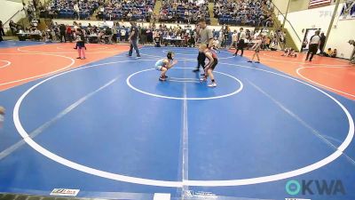 55 lbs Quarterfinal - Ryder Shaw, Barnsdall Youth Wrestling vs William Crutchfield, Collinsville Cardinal Youth Wrestling