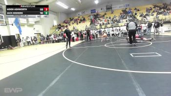 155 lbs Round Of 32 - Aiden Ashworth, Fairland JH vs Jack Highers, Tahlequah Wrestling Club