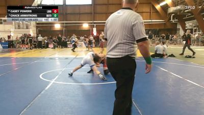 106 lbs Quarterfinal - Casey Powers, Long Beach High School vs Chace Armstrong, Mayo Quanchi