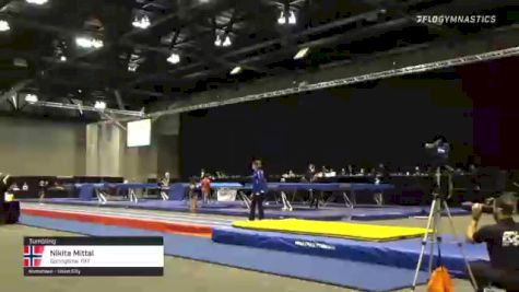 Nikita Mittal - Tumbling, Springtime T&T - 2021 USA Gymnastics Championships