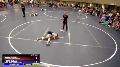 77 lbs Quarterfinal - Ryker Dierks, Wrestling Brotherhood vs Micah Sloan, White Bear Lake Wrestling