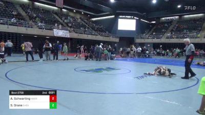 50 lbs Final - Andrew Schwarting, Warrington vs Samson Drane, Chesapeake