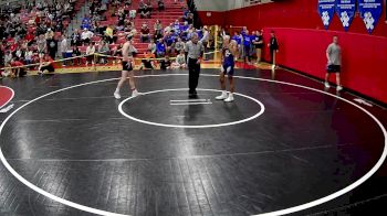 107 lbs Cons. Round 5 - Geoffrey Douglas, Bethlehem Center Hs vs Roman Kafferlin, Corry Area Hs