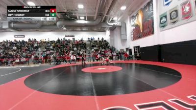 110 lbs Champ. Round 1 - Alivia Hanaway, Denver East vs Lily Homant, Eaglecrest