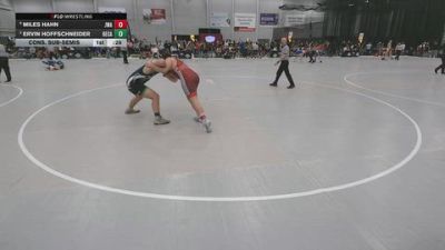 215 lbs Cons. Sub-semis - Ervin Hoffschneider, Bear Cave vs Miles Hahn, Jackrabbit Wrestling Academy