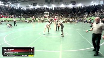 144 lbs Champ. Round 1 - Landon Walton, South Dearborn vs Jacob Maio, Beech Grove