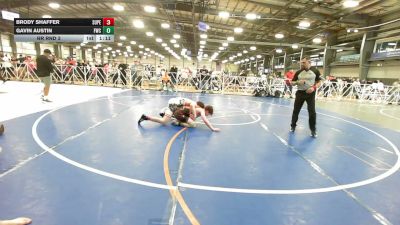 132 lbs Rr Rnd 3 - Brody Shaffer, Superior Elite - HSB vs Gavin Austin, Freakztyle Teal - HSB