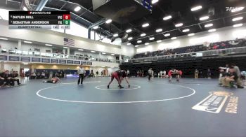 184 lbs Quarterfinal - Sebastian Anderson, Palomar College vs Daylen Bell, Victor Valley College