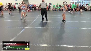 88 lbs Round 3 (6 Team) - Crisman Passetti, Tallahassee War Noles vs Ty Odell, Finger Lakes Elite