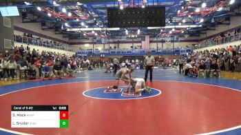 126 lbs Consi Of 8 #2 - Seamus Mack, Hempfield vs Levi Snyder, Spring Grove