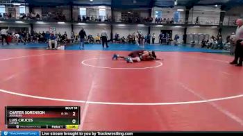 174 lbs Semifinal - Luis Cruces, Luther vs Carter Sorenson, Augsburg