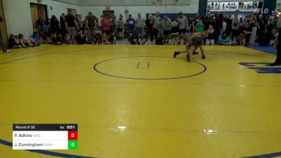 102 lbs Round Of 32 - Parker Adkins, Saegertown vs Jack Cunningham, Rambler WC