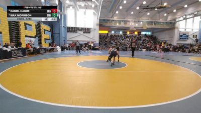 157 lbs Cons. Semi - Max Morrison, Saint Marks H S vs Daniel Hague, Delaware Military Academy