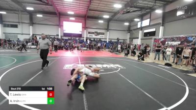 120 lbs Round Of 16 - Teagan Lewis, Grindhouse WC vs Aiden Irvin, Alpha Wolves