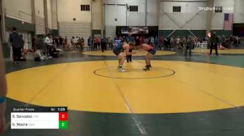 182 lbs Quarterfinal - Servando Gonzalez, O'Neill Eagles vs Sam Moore, Central City Jr. Wrestling