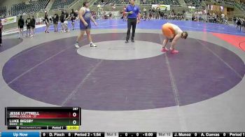 287 lbs Round 1 (4 Team) - Jesse Luttrell, Yamhill-Carlton vs Luke Bigsby, Banks