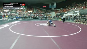 157 lbs Cons. Round 2 - Max Harmony, Buhler HS vs Tyler Hopper, Topeka-Hayden HS