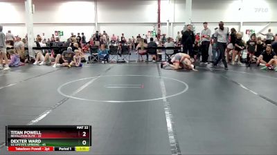 110 lbs Round 4 (6 Team) - Dexter Ward, U2 Upstate Uprising vs Titan Powell, Revolution Elite