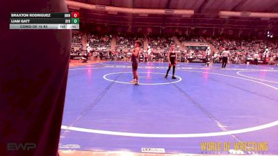 58 lbs Consi Of 16 #2 - Braxton Rodriguez, Grindhouse vs Liam Gatt, Backyard Brawlers