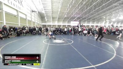 175 lbs Quarterfinal - Wyatt Hanssen, Wasatch vs Stosh Jobe, American Leadership Academy