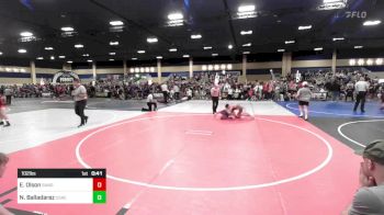 102 lbs Consi Of 32 #2 - Easton Olson, Sanderson Wr Acd vs Noah Balladarez, Coachella Valley WC