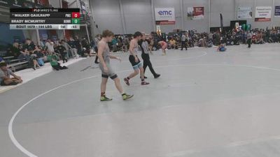 144 lbs 7th Place Match - Walker Gaulrapp, Pinnacle Wrestling School vs Brady McMurtry, BullTrained Wrestling