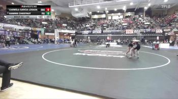 135 lbs Champ. Round 1 - Carmela Garcia Losada, Onaga Hs vs Kamrie Chestnut, Phillipsburg HS
