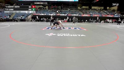 197 lbs Champ. Round 1 - 5 Gentry Smith, Southeastern vs Ty Cobb, Lourdes
