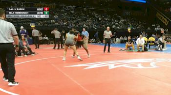 155 Class 2 lbs Quarterfinal - Ella Kimbrough, Lafayette (Wildwood) vs Bailly Rabun, Hazelwood West
