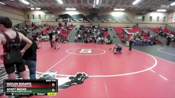 93 lbs Round 3 - Waylon Rodarte, Mat Demon Wrestling Club vs Wyatt Browe, Mat Demon Wrestling Club