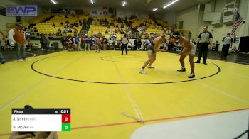 132 lbs Final - Julius Smith, Coweta JH vs Blake McVey, Har-Ber High School