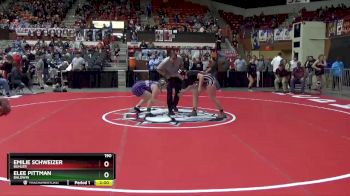 190 lbs Quarterfinal - Emilie Schweizer, Buhler vs Elee Pittman, Baldwin