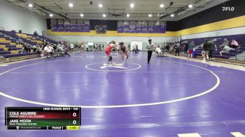 150 lbs Semifinal - COLE AGUIRRE, Purler Wrestling Academy vs Jake Moon, Pace Training Center