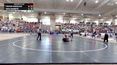 AA 190 lbs Quarterfinal - Tristan Samuelson, Rossview High School vs Rock Shurette, Cleveland High School