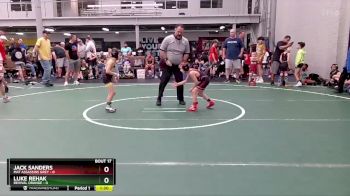 48 lbs Round 5 (8 Team) - Jack Sanders, Mat Assassins Grey vs Luke Rehak, Revival Orange
