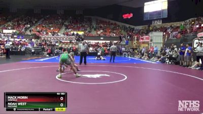 4A 190 lbs Cons. Round 3 - Noah West, Mulvane vs Mack Morin, Winfield