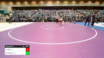 120 lbs Round Of 16 - Eziequel Vela, Oakdale vs Brandon Cannon, Ponderosa