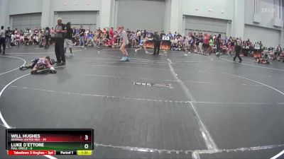 90 lbs Round 6 (10 Team) - Luke D`Ettore, Full Circle vs Will Hughes, Georgia United Red