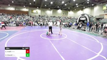 49 lbs Consi Of 8 #1 - Lee Cox, Carson Bulldogs vs Evan Wrenn, Douglas County Grapplers